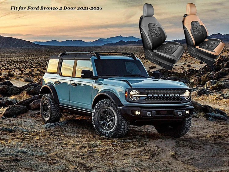 Customized Fit Ford Bronco 2 Door Seat Cover